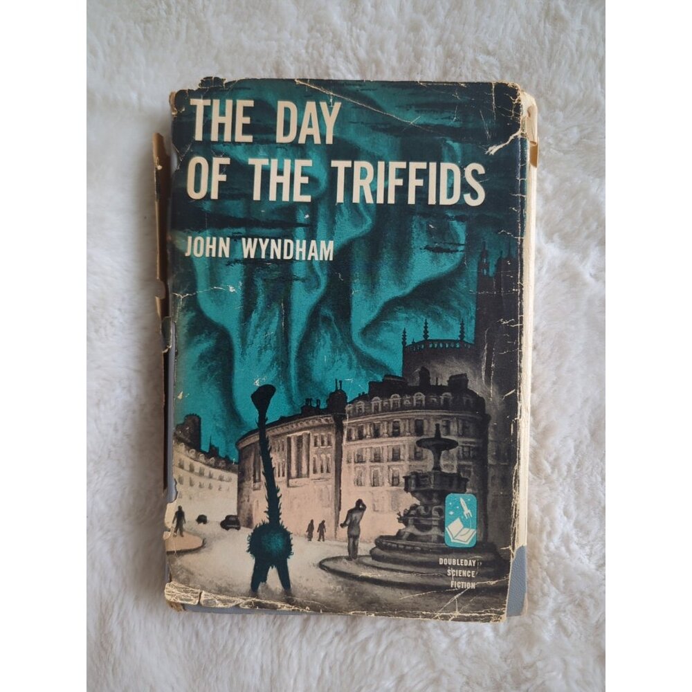 The Day of the Triffids John Wyndham HC DJ 1951 Doubleday Book Club Edition Vtg